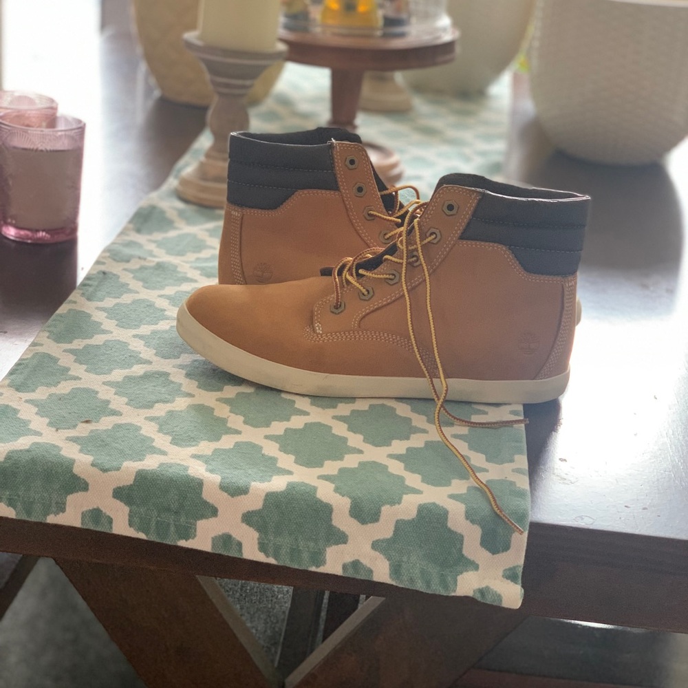 Timberland boots.